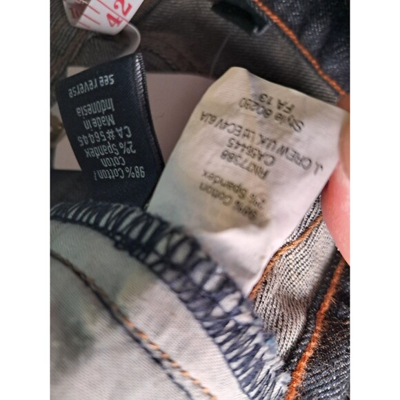 J.Crew Matchstick Straight Leg Jeans Cotton Stretch Denim Blue W/Fading 24S NWT - Picture 10 of 11